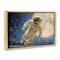 Stupell Industries Astronaut in Vast Galaxy Floating Frame, design by Angie Hawke